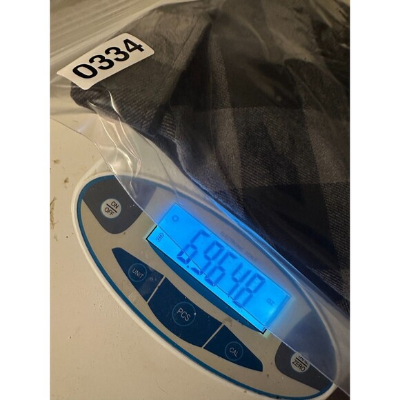 Design In Italy Shirt Men M Black Gray Button Up Check Flannel Sleeveless NWOT - Picture 7 of 7